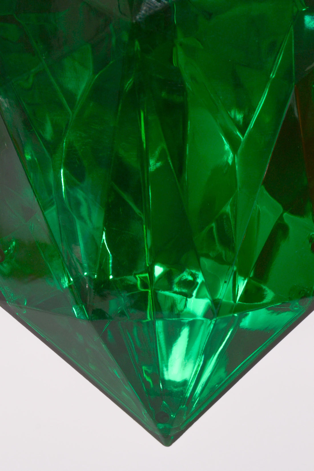 10" Jewel Ornament Green