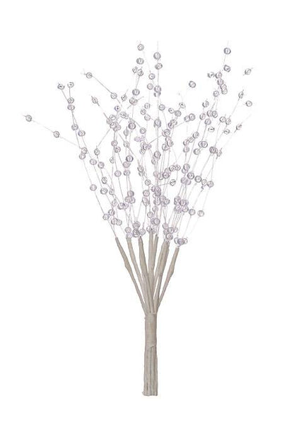 7" Straight Pearl Spray Crystal Pkg/144