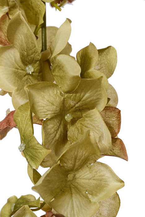 33" Hydrangea Garland Moss Green