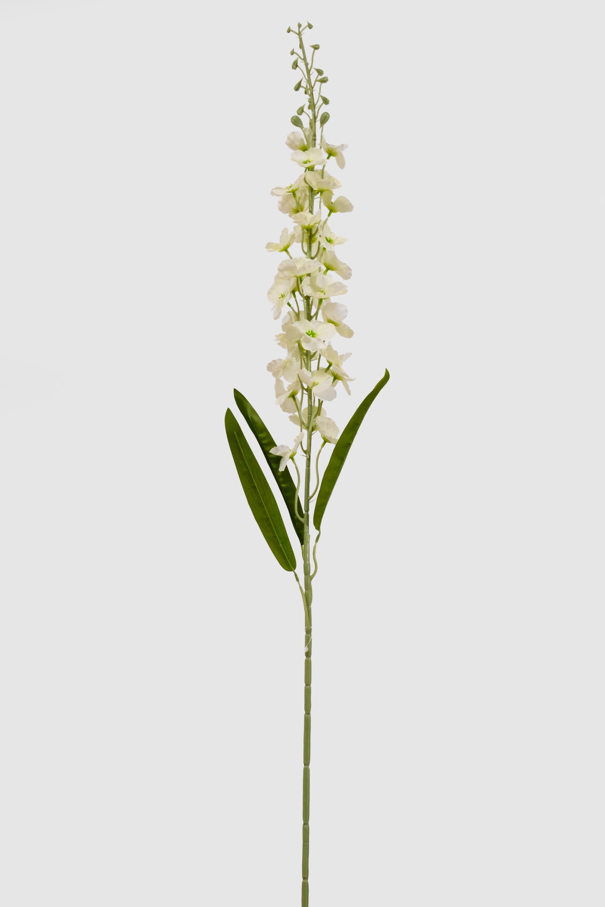 49" Silk Delphinium Spray White