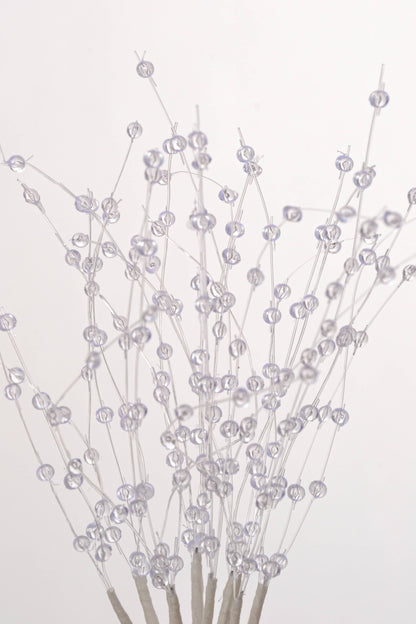 7" Straight Pearl Spray Crystal Pkg/144