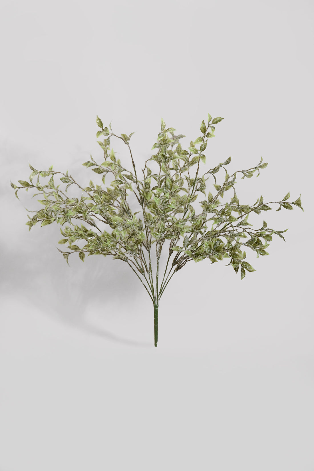 21" Tea Leaf W/Iced Bush Green