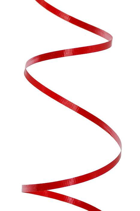 3/16" X 500 Yds Curling Ribbon Hot Red