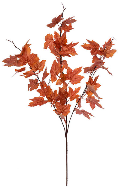 30.75" Maple Leaf Spray Orange