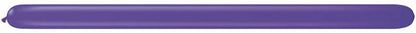 260q-pv Latex Balloon Purple Violet Pkg/100
