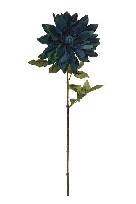 23&quot; Silk Dahlia Spray Peacock