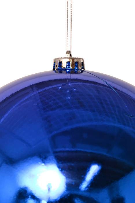 200mm Shiny Plastic Ball Royal Blue