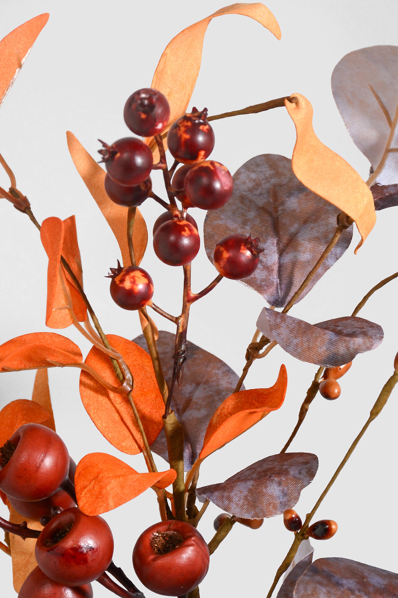 32" Autumn Leaf Berry Orange