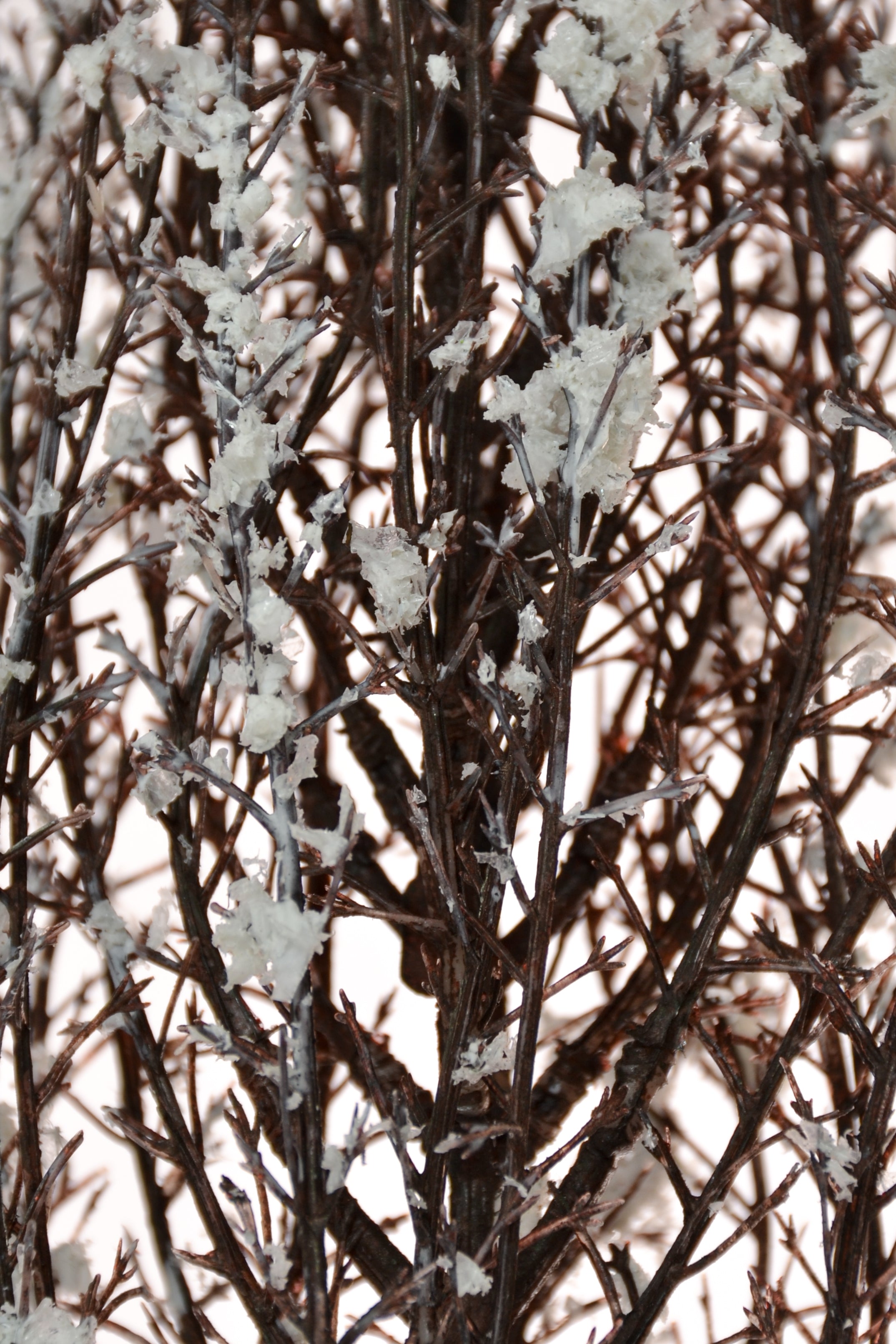 38" Snowed Twig Spray Brown/Snow