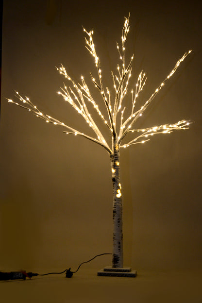 8Ft Birch Tree W/Light White