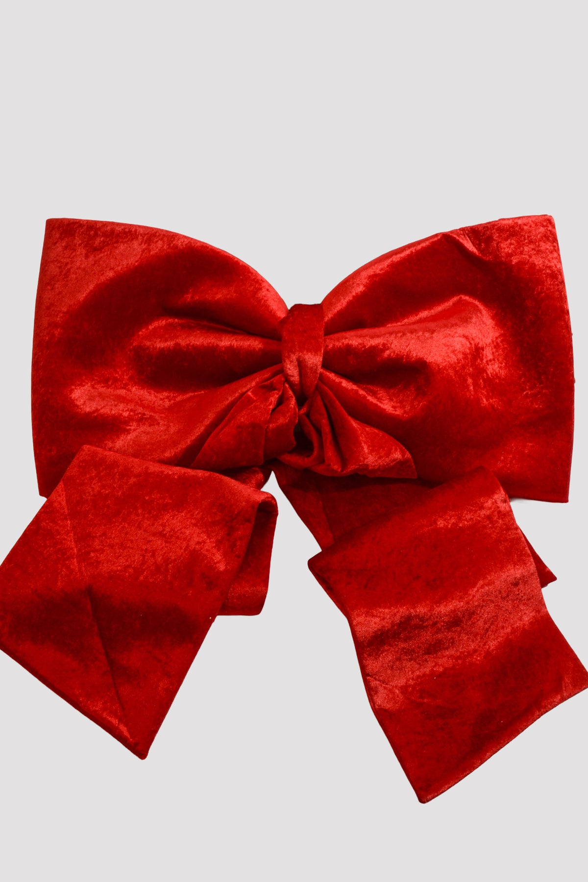 50" X 30" Velvet Bowknot Red