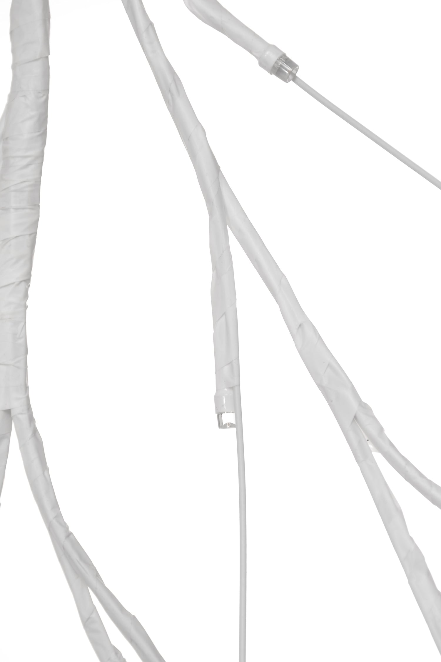 7Ft Faux Twig Garland With Led Lights White