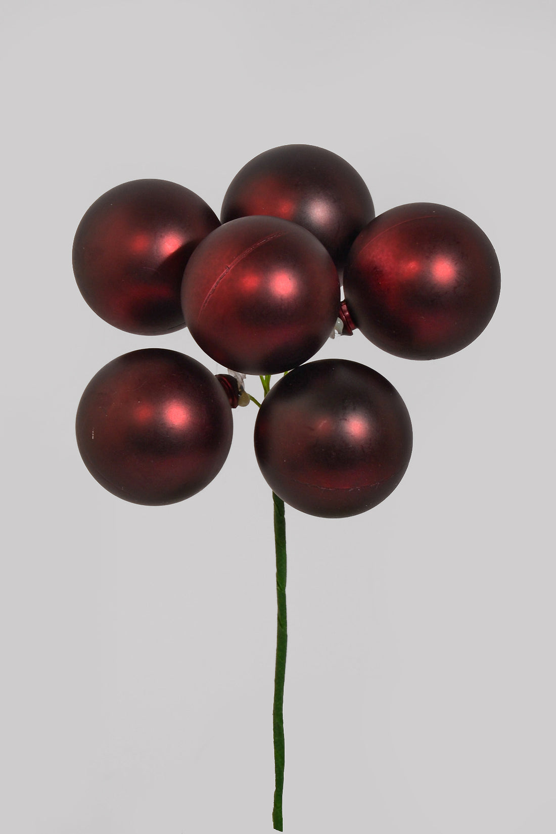 40mm VP Matte Stemball Burgundy Pkg/6