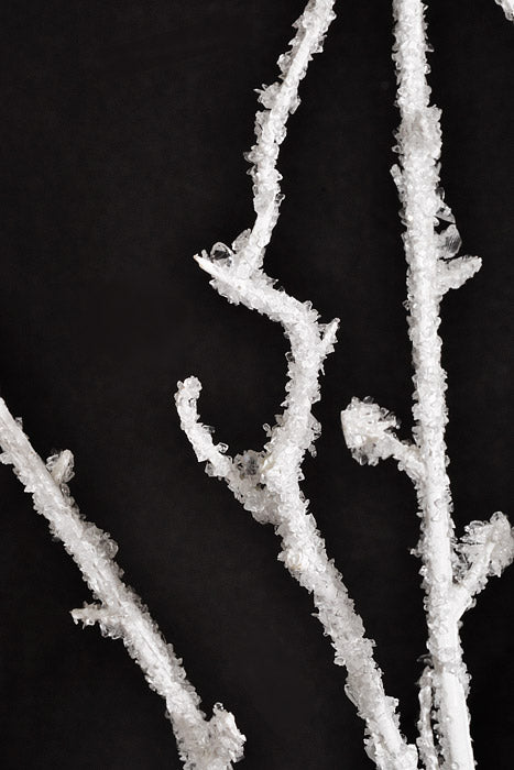 35" Ice Twig Branch White