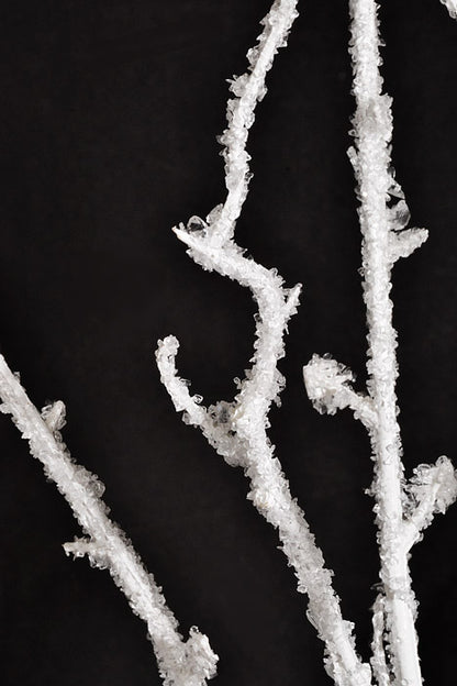 35" Ice Twig Branch White
