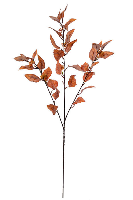 31.5" Eucalyptus Spray Orange