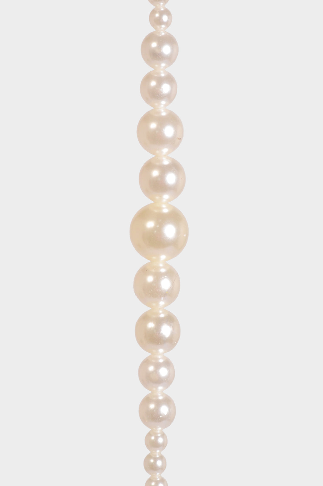 48" Pearls Garland White