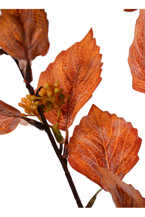 31.5" Eucalyptus Spray Orange