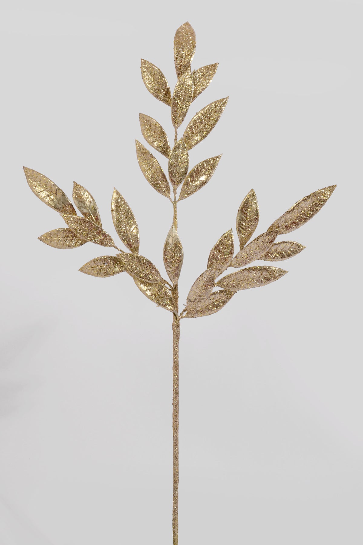 25" Glitter Mica Laurel Spray Champagne