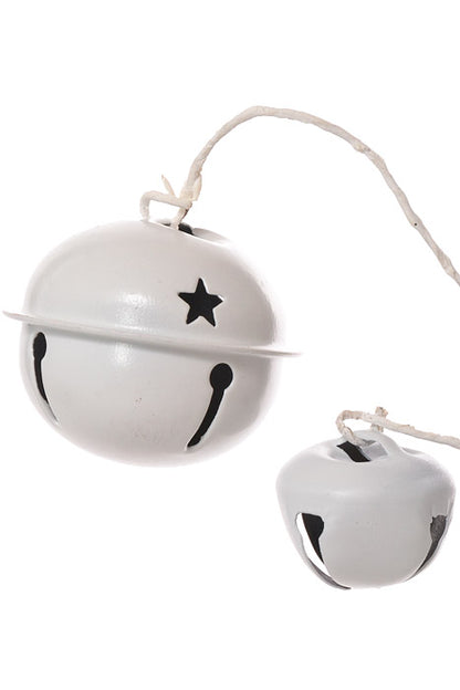 14" Jingle Bell Spray (White)