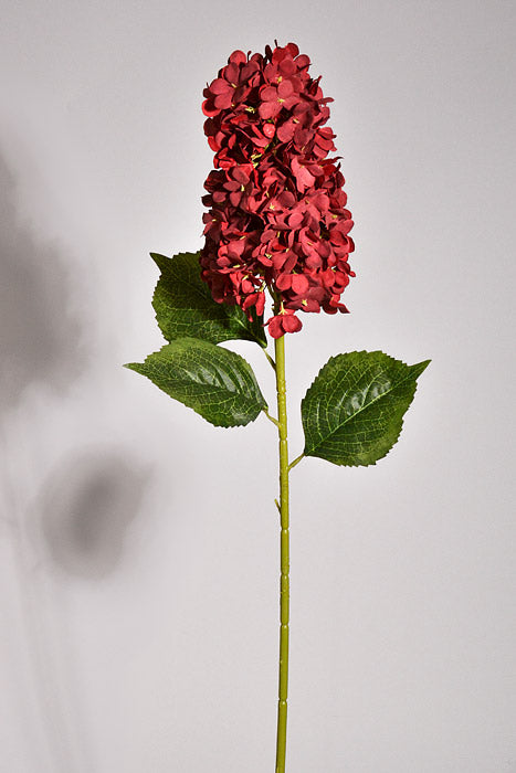 31.5" Silk Hydrangea Spray Red