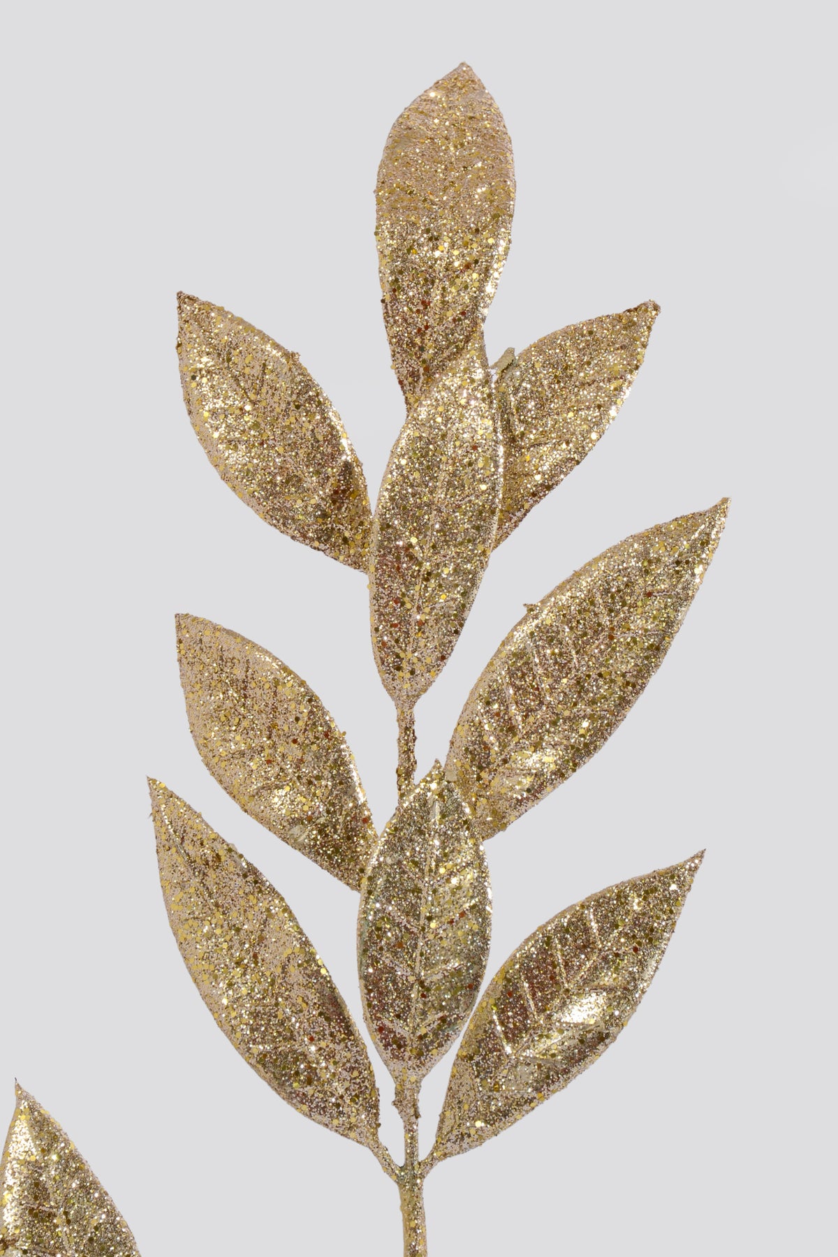 25" Glitter Mica Laurel Spray Champagne