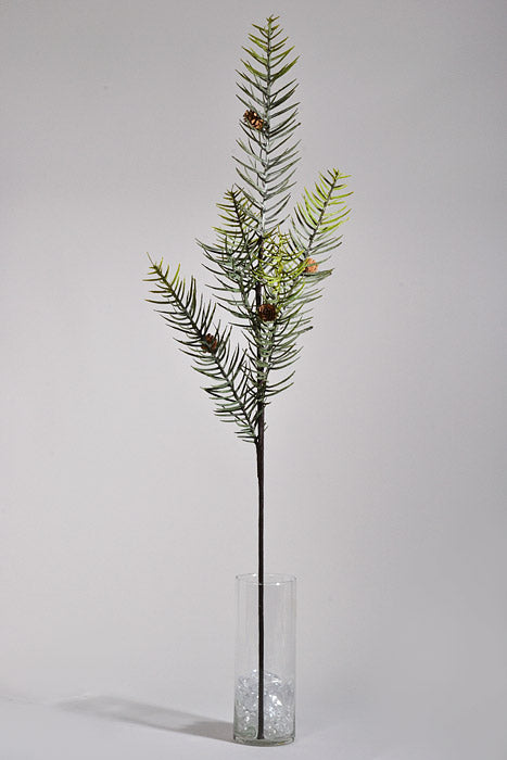 40" Artificial Pine Branch Green