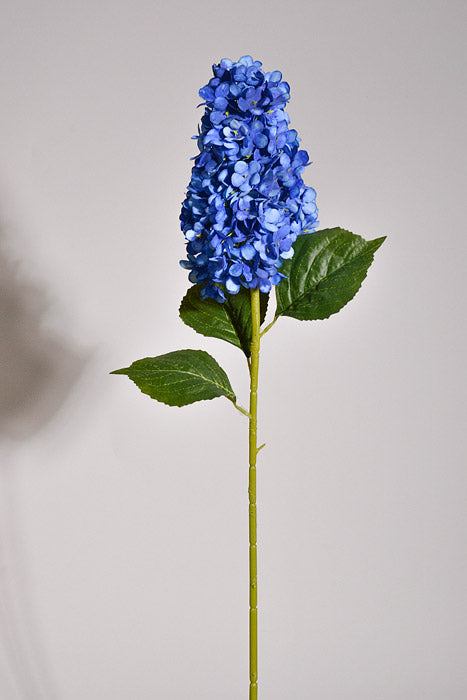 31.5" Silk Hydrangea Spray Royal Blue