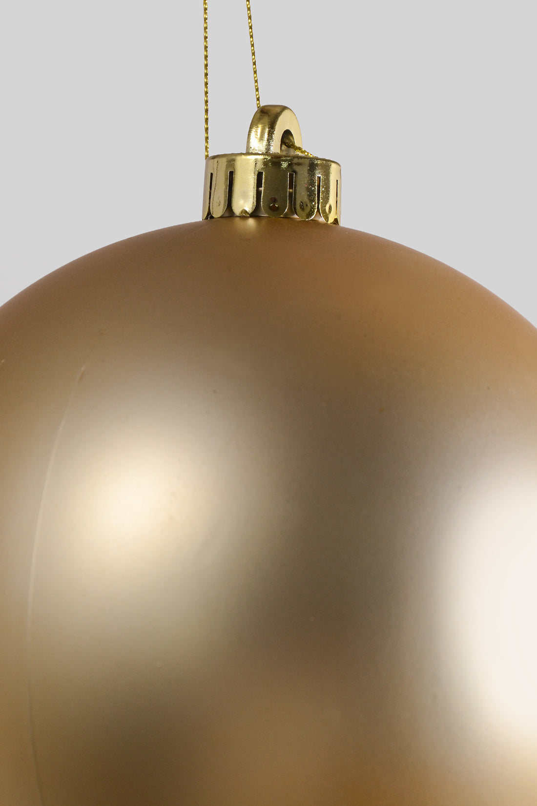 140mm VP Matte Ornament Ball Ace/2 Champagne