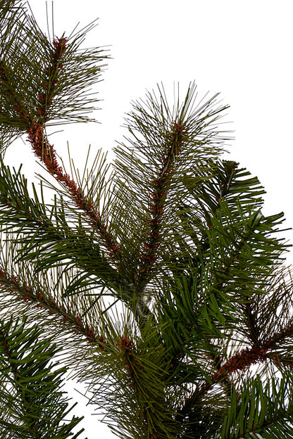 26" Hickory Pine Spray Two Tones Green