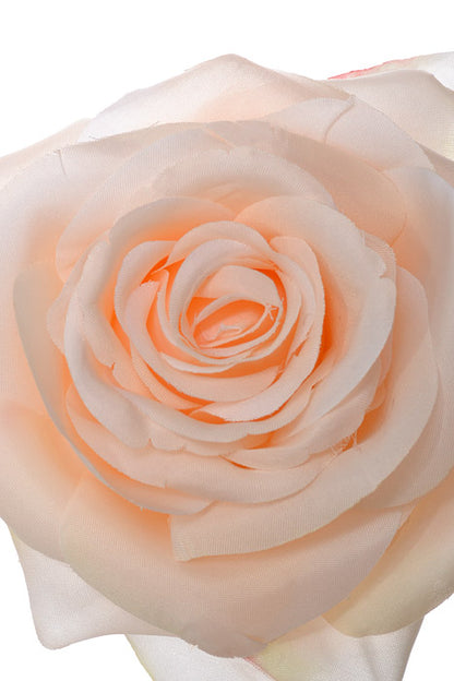 24" Silk Rose Spray (Pastel Apricot)