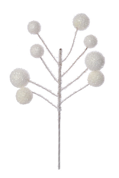 22" Ball Spray White