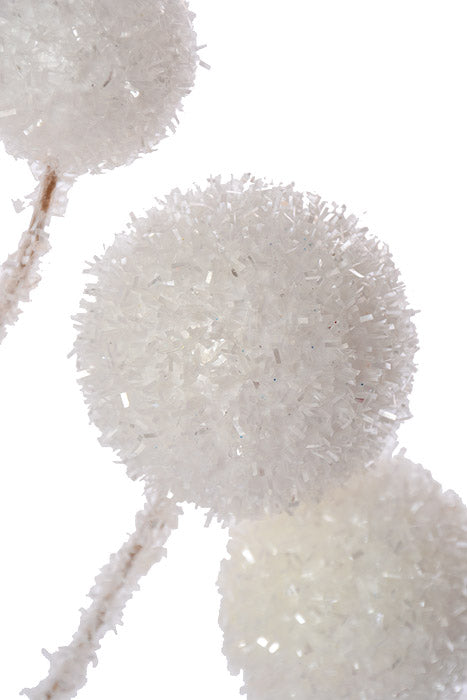 22" Ball Spray White