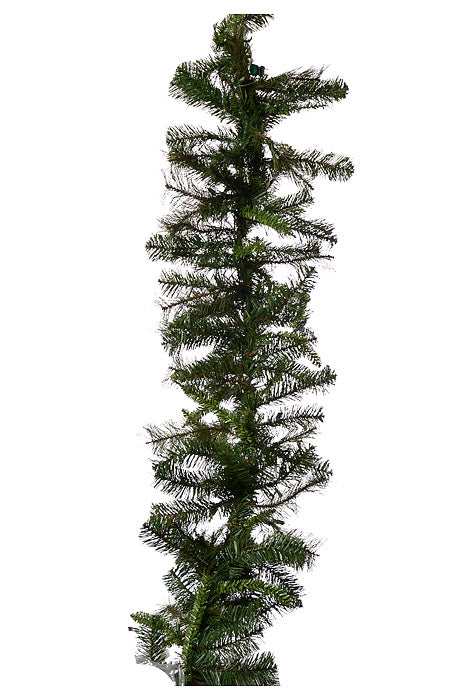 9Ft X 23" Led Belgium Mix Garland Two Tones Green