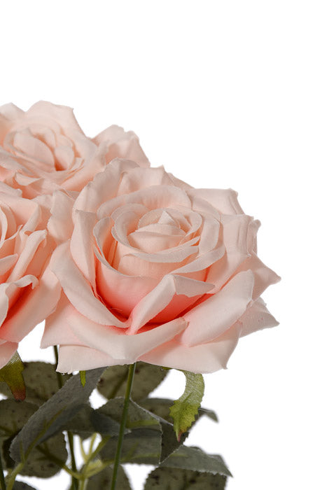 18" Silk Rose Bush Blush