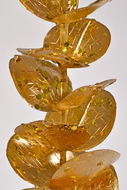 36" Eucalyptus Spray Gold