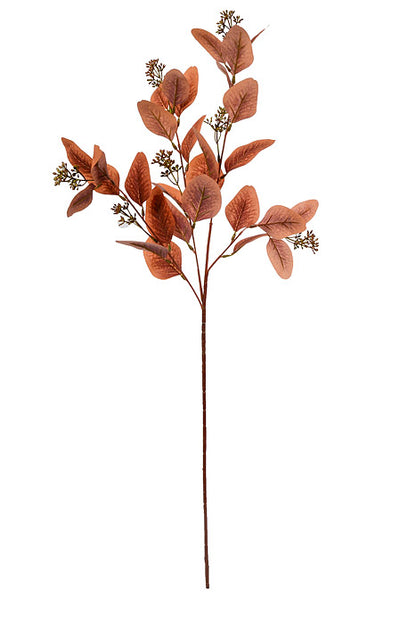 32" Eucalyptus Spray Orange