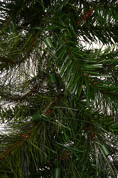 9Ft X 23" Led Belgium Mix Garland Two Tones Green