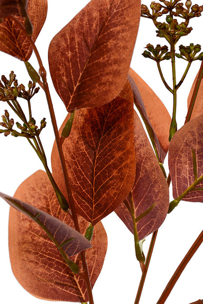 32" Eucalyptus Spray Orange