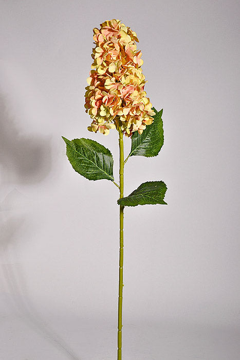 31.5" Silk Hydrangea Spray Yellow