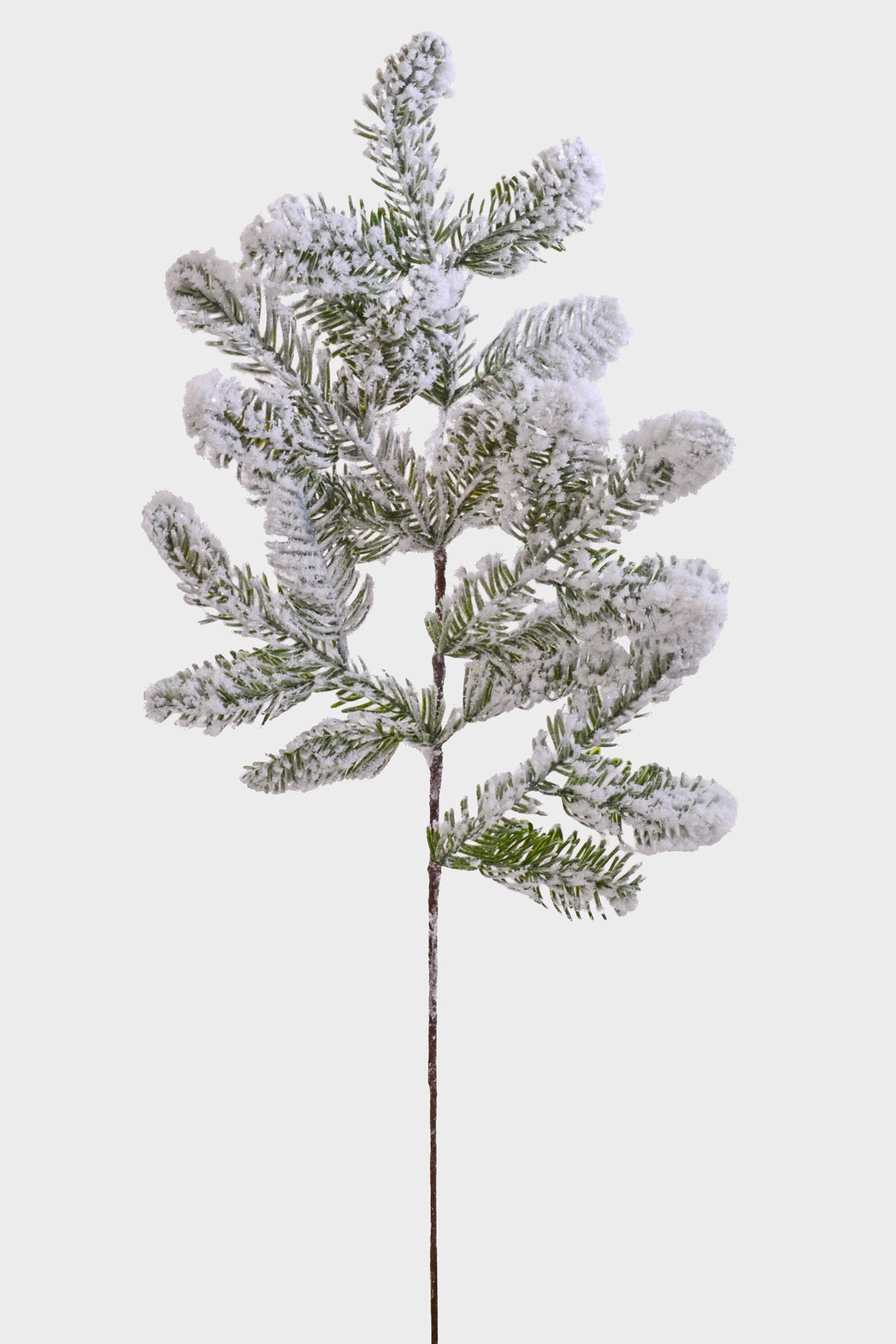 27" Snow Noble Fir Spray Green/White