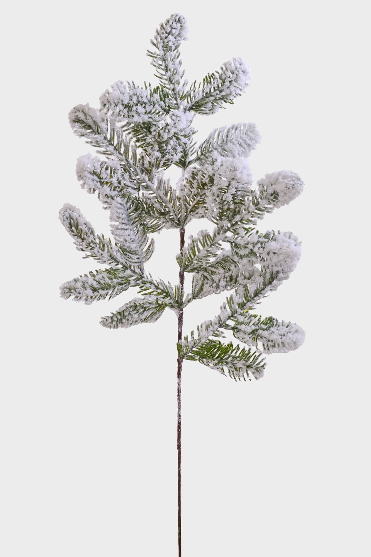 27" Snow Noble Fir Spray Green/White