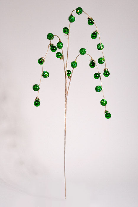 35.5" Hanging Ball Spray Green
