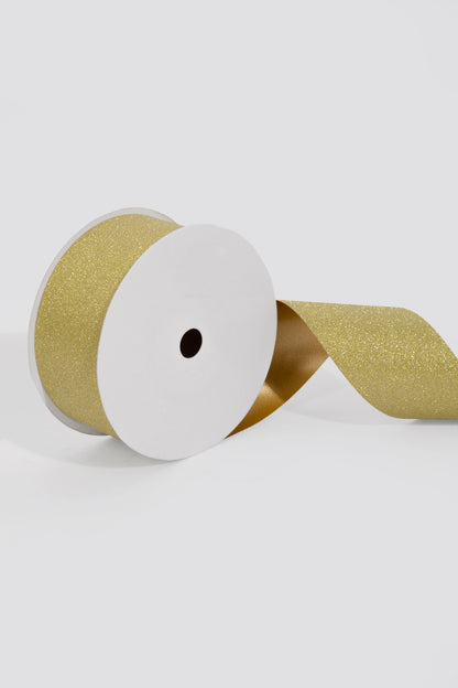 1.5" X 25Yds Ribbon Diamond Gold