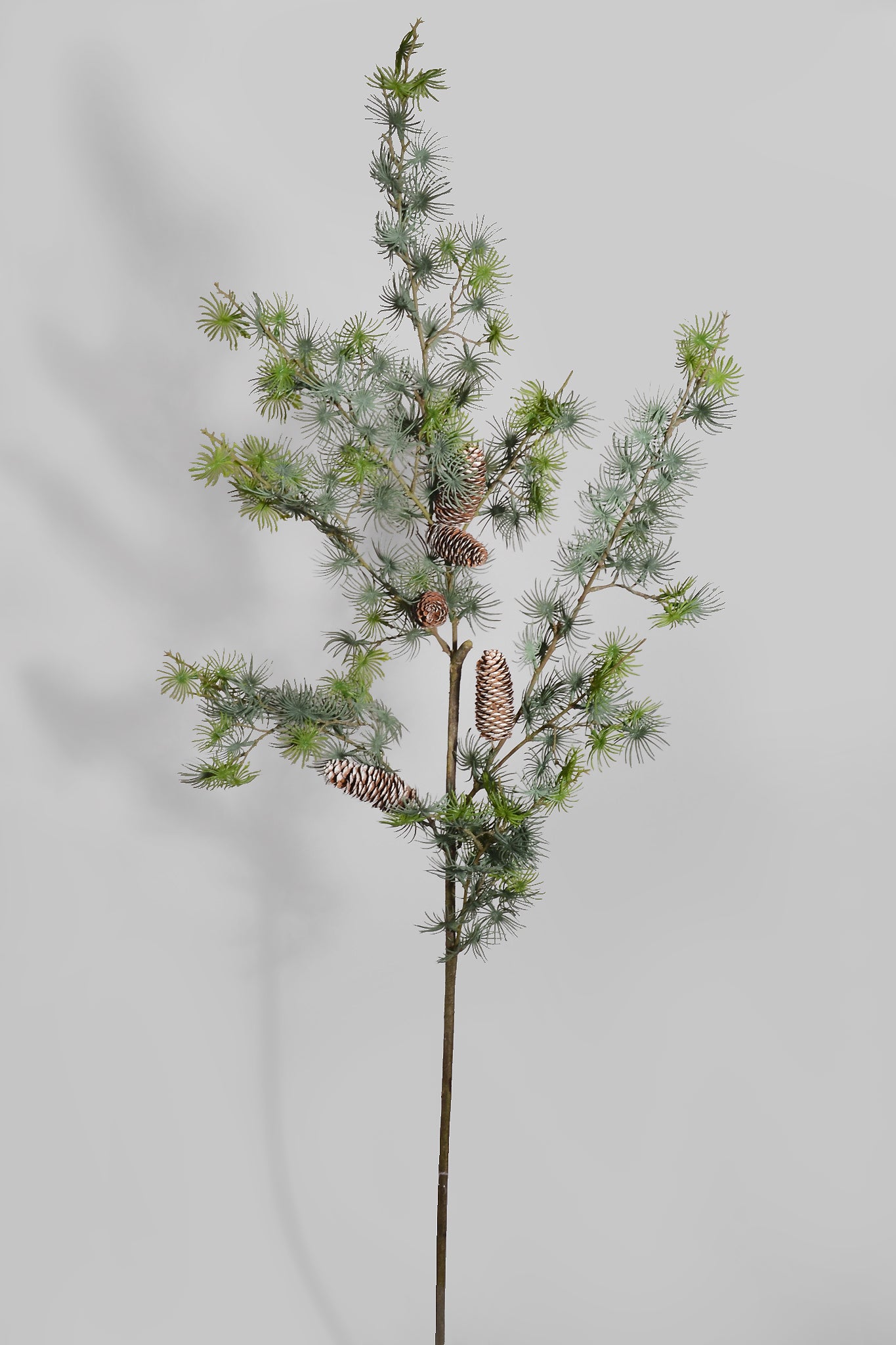 51.5" Pine Spray With Pine Cone Green/Grey