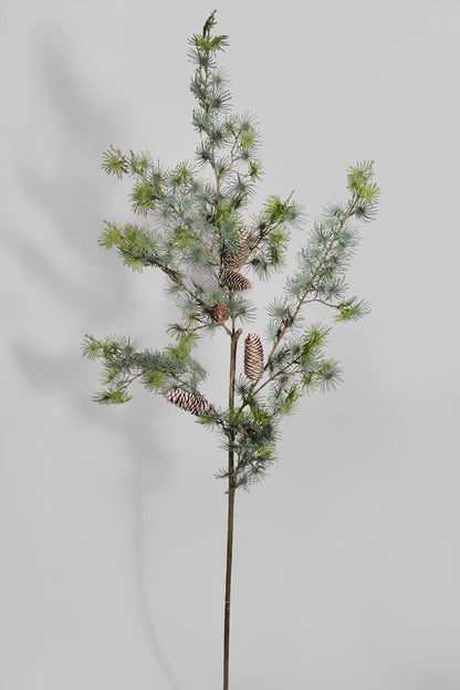 51.5" Pine Spray With Pine Cone Green/Grey