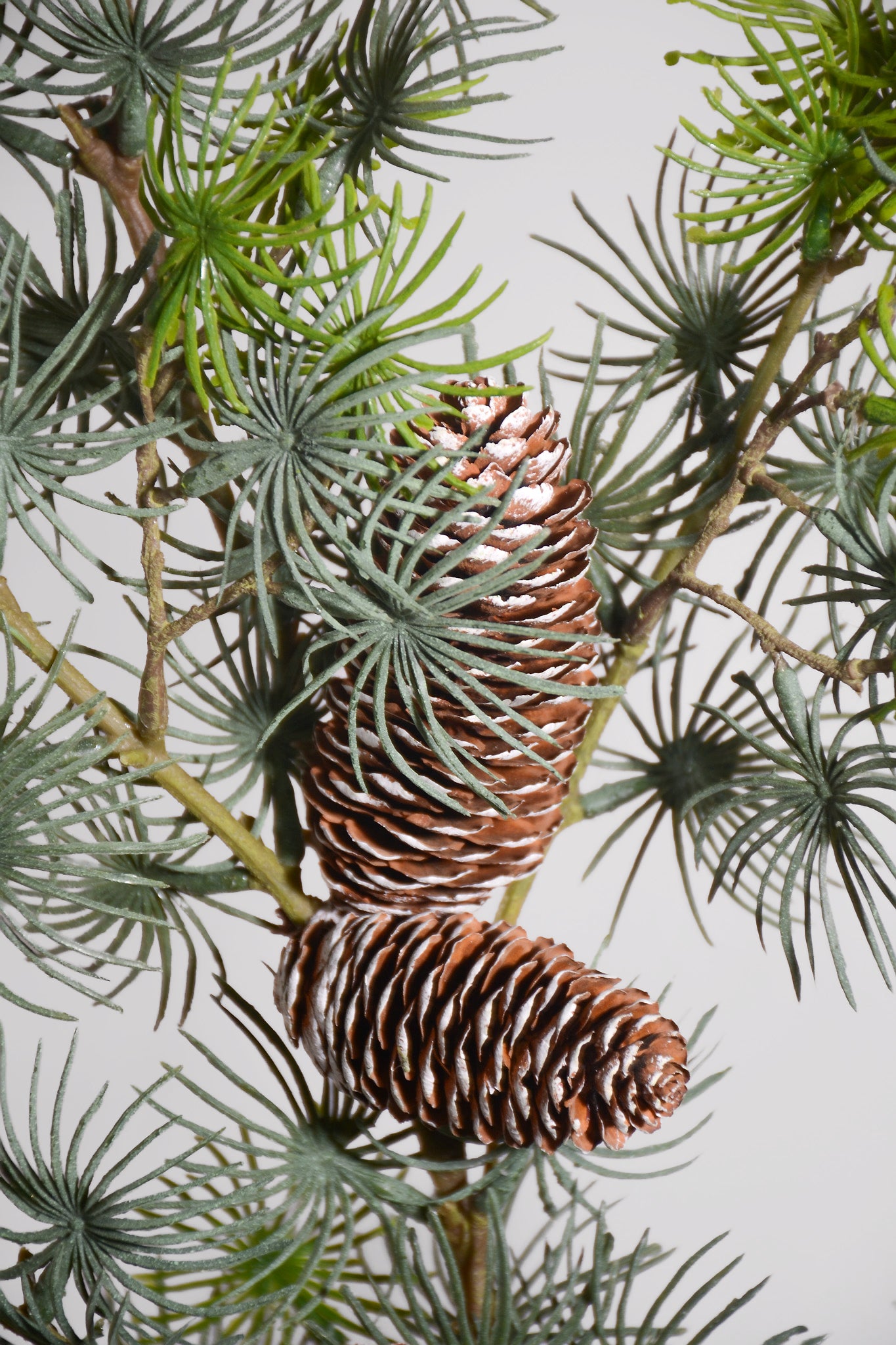 51.5" Pine Spray With Pine Cone Green/Grey