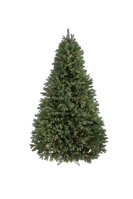 7.5Ft X 54" Led Colorado Spruce Tree Blue Spruce/Clear Bright