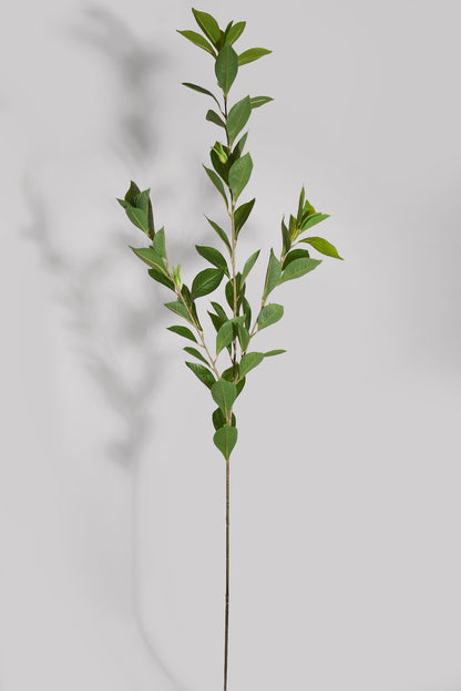 57" Artificial Jasmine Leaf Spray Green
