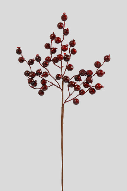 23" Waterproof  Metallic Berry Spray Burgundy